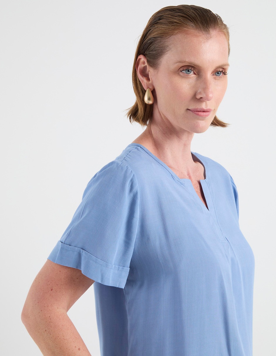 Blusa Weekend manga corta para mujer