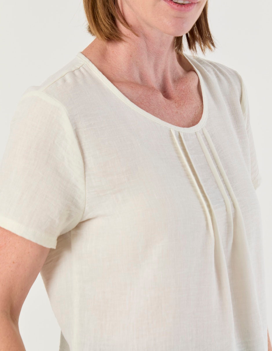 Blusa weekend manga corta para mujer