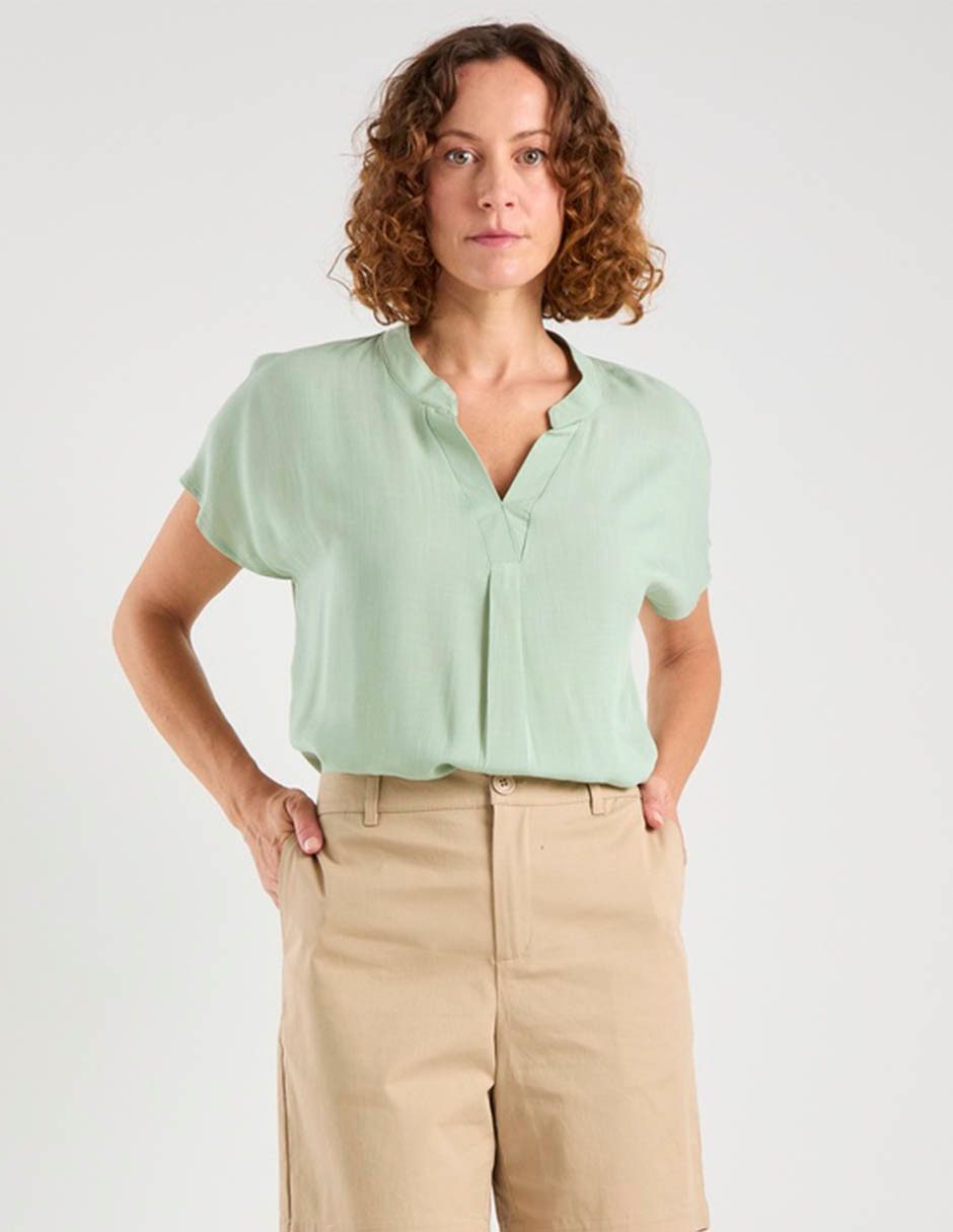 Blusa manga corta para mujer 2