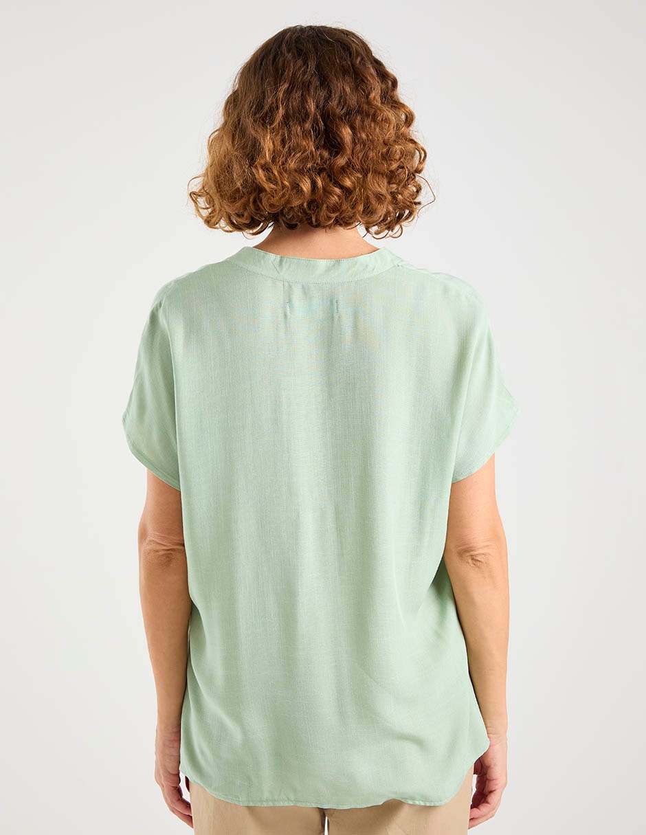 Blusa manga corta para mujer 6