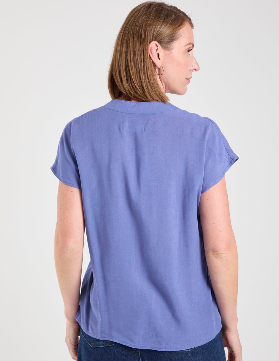 Blusa manga corta para mujer 5