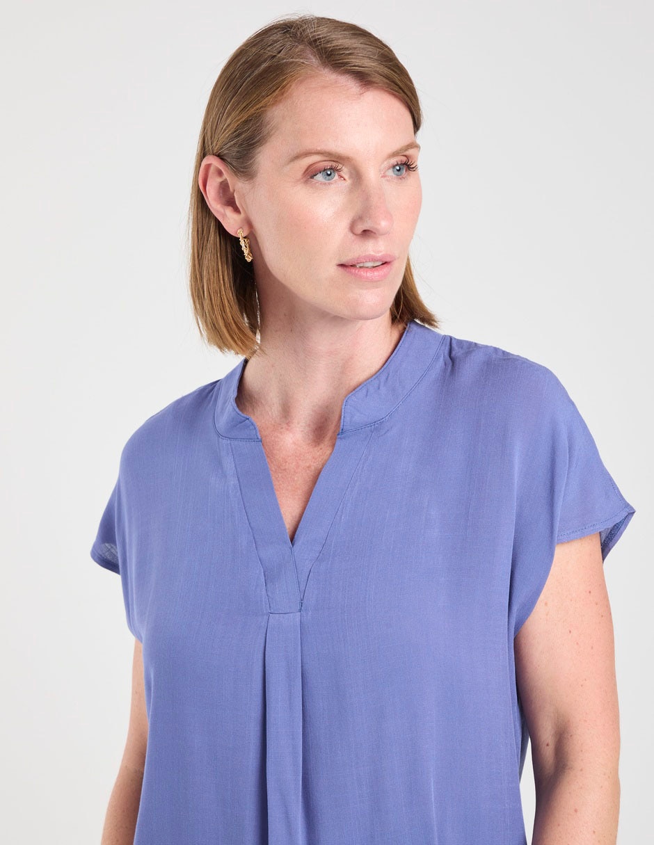 Blusa manga corta para mujer 6
