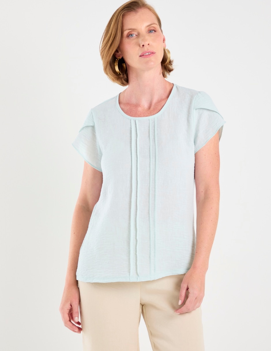 Blusa Weekend Manga Corta Para Mujer