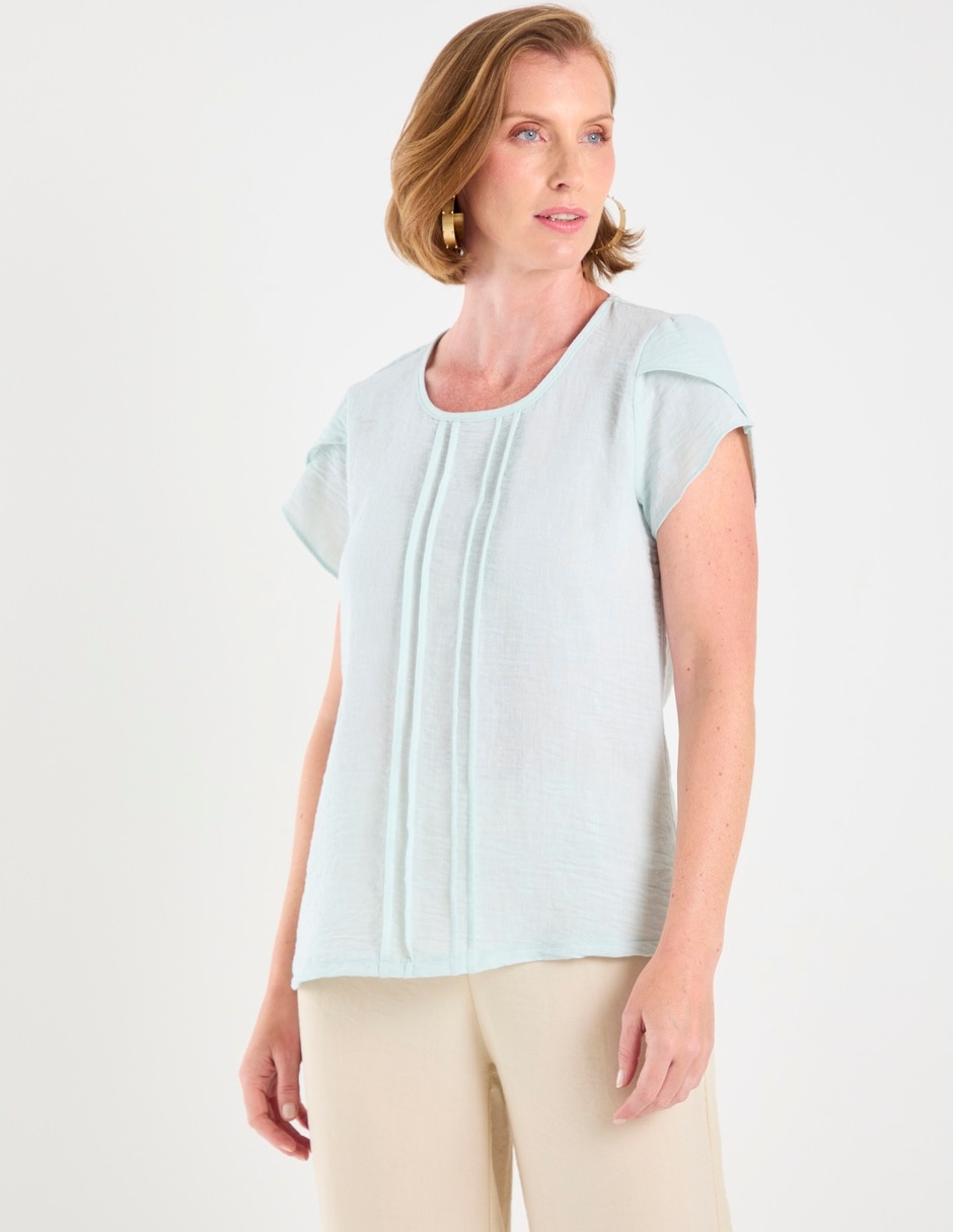 Blusa Weekend Manga Corta Para Mujer