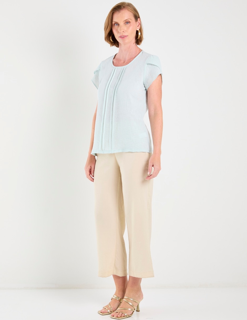 Blusa Weekend Manga Corta Para Mujer