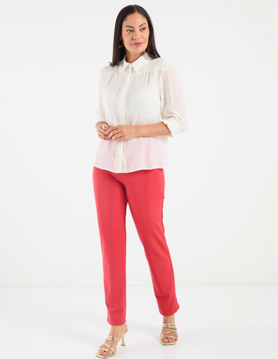 Blusa manga larga para mujer 3