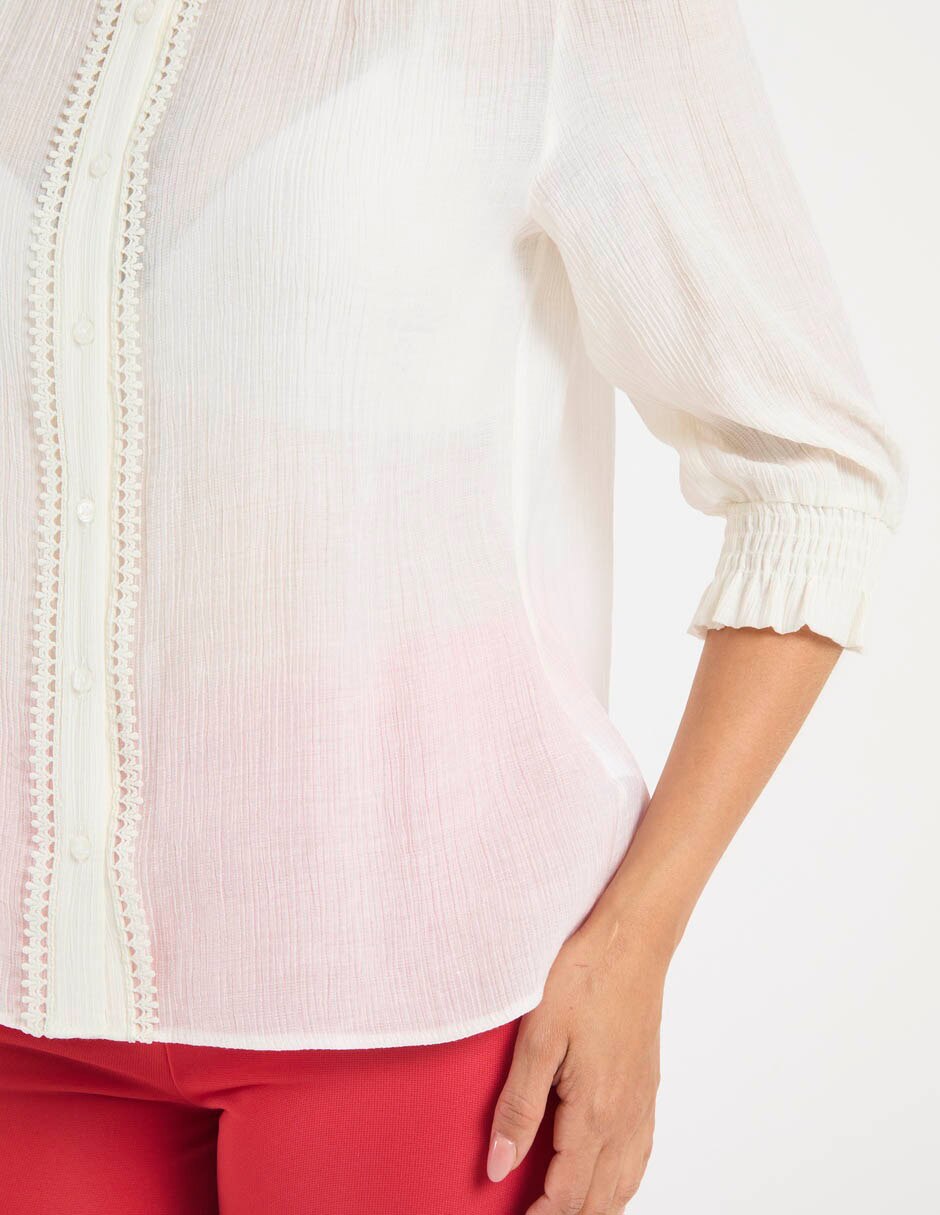 Blusa manga larga para mujer 6