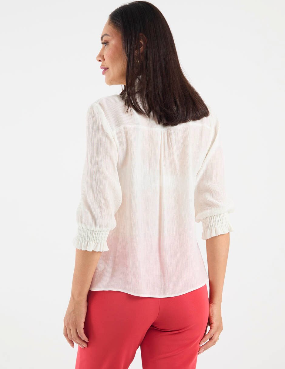 Blusa manga larga para mujer 5