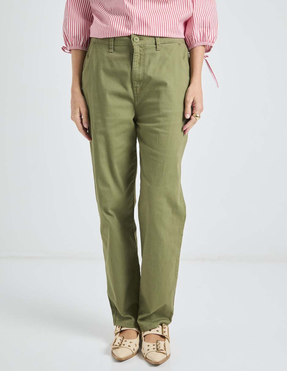 Pantalón regular para mujer