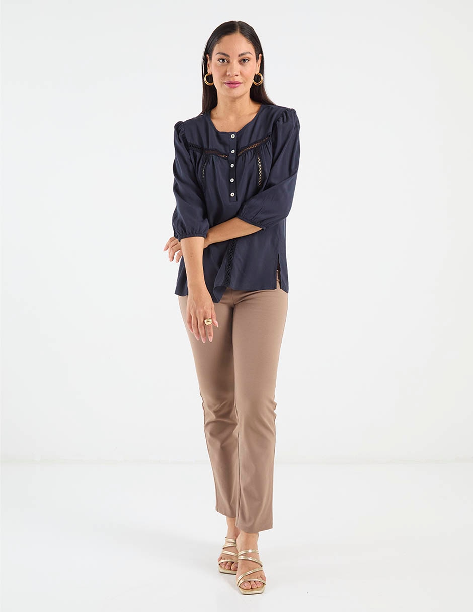 Blusa manga 3/4 para mujer 3