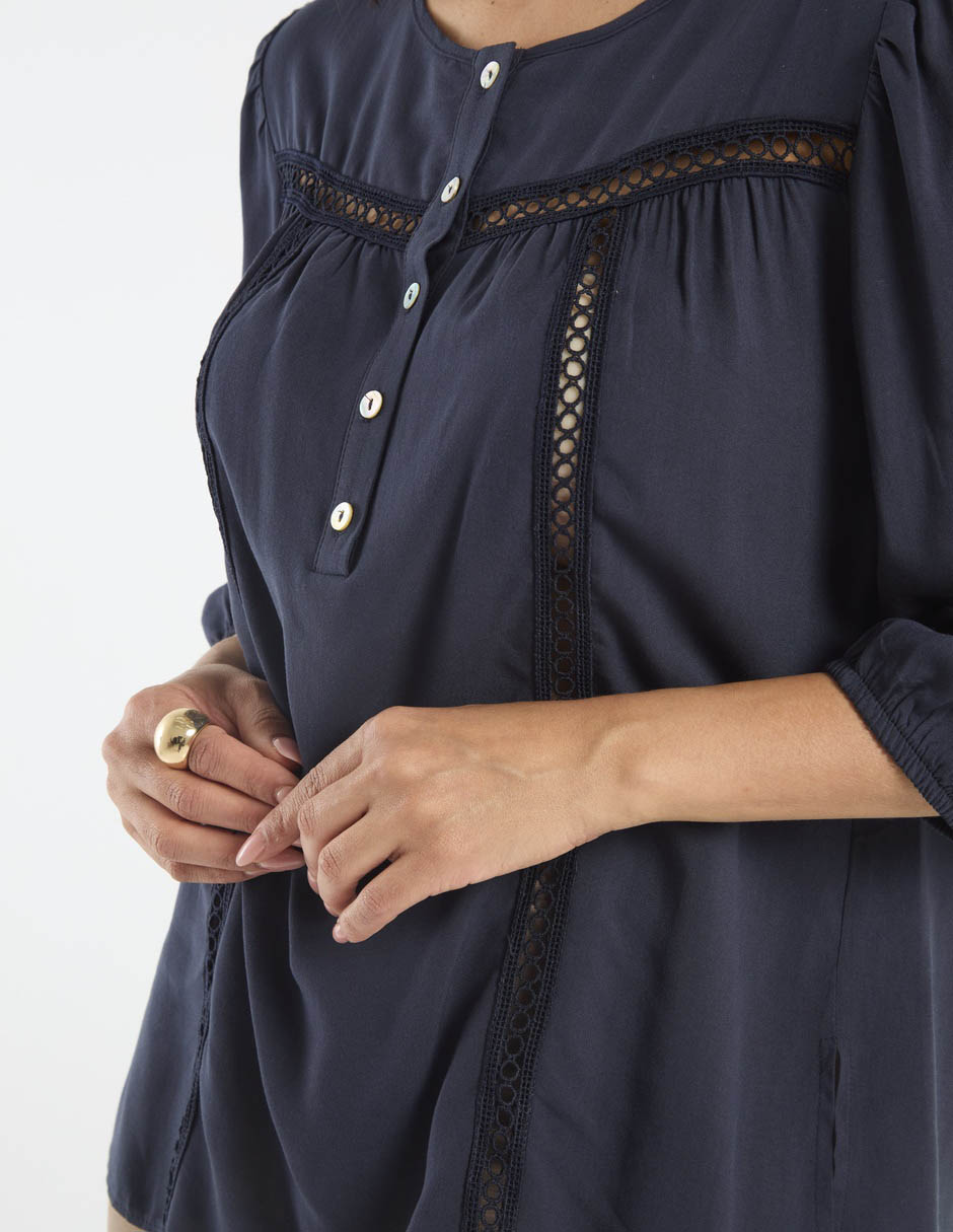Blusa manga 3/4 para mujer 5