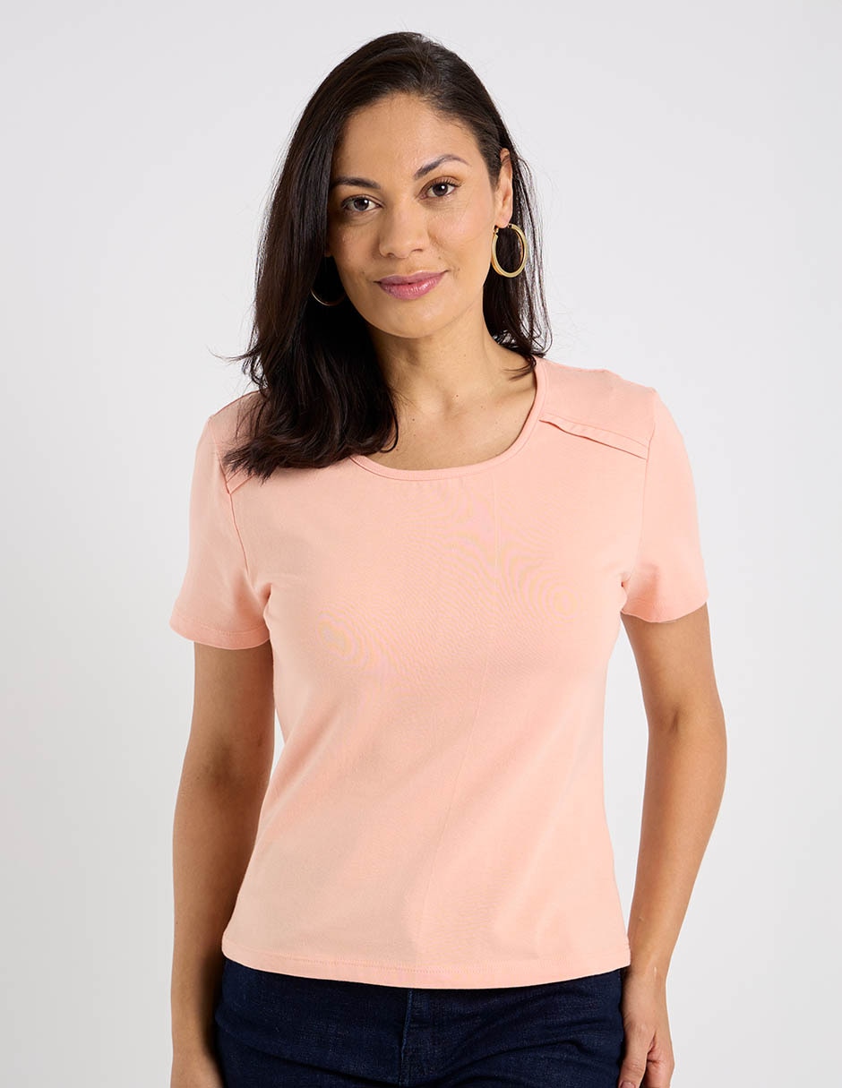 Blusa manga corta para mujer 1