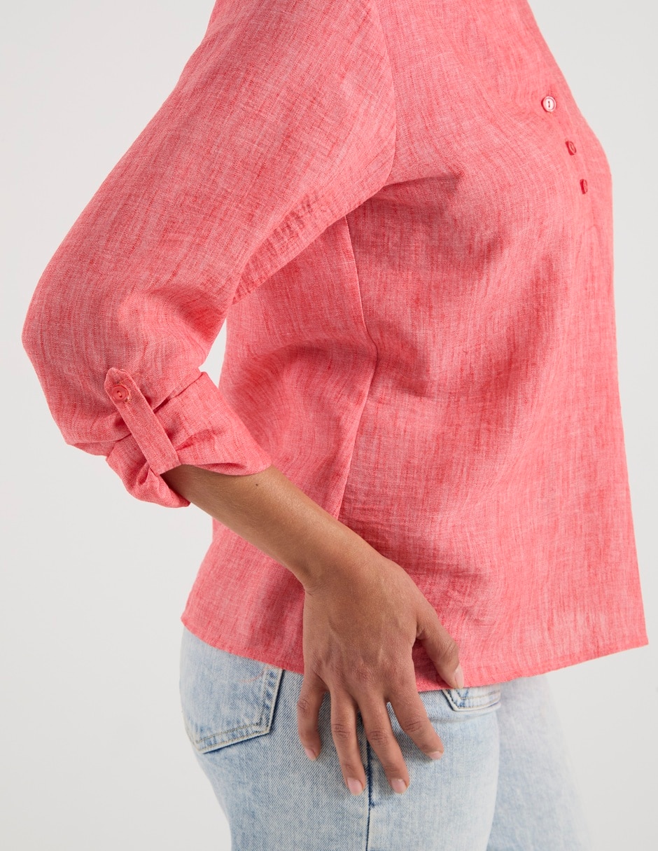 Blusa manga larga para mujer 13