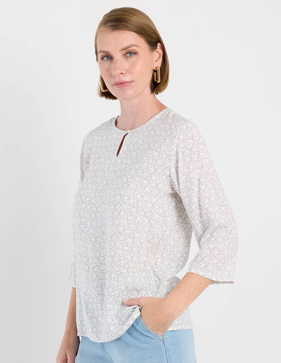 Blusa manga 3/4 para mujer 1