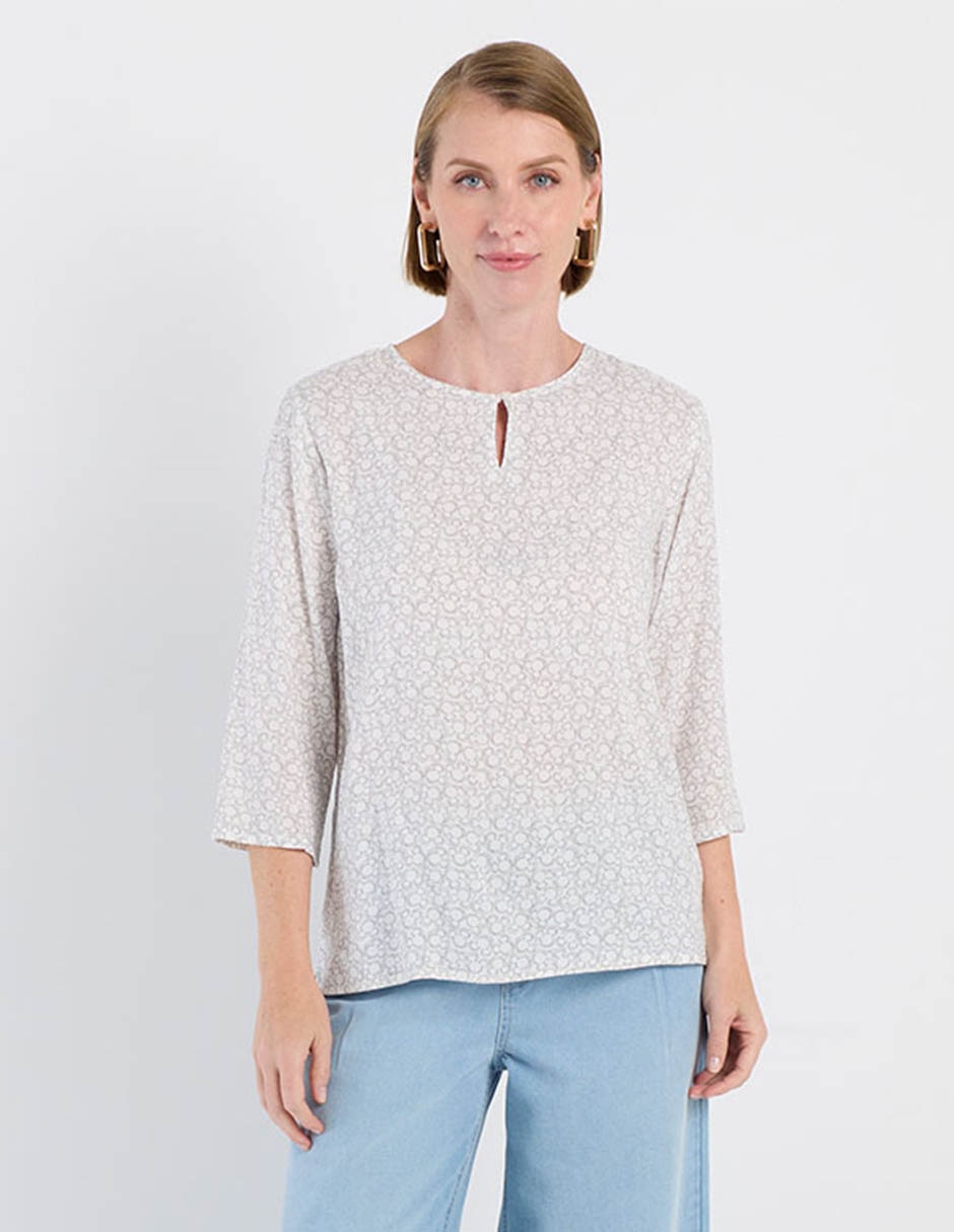 Blusa manga 3/4 para mujer 7