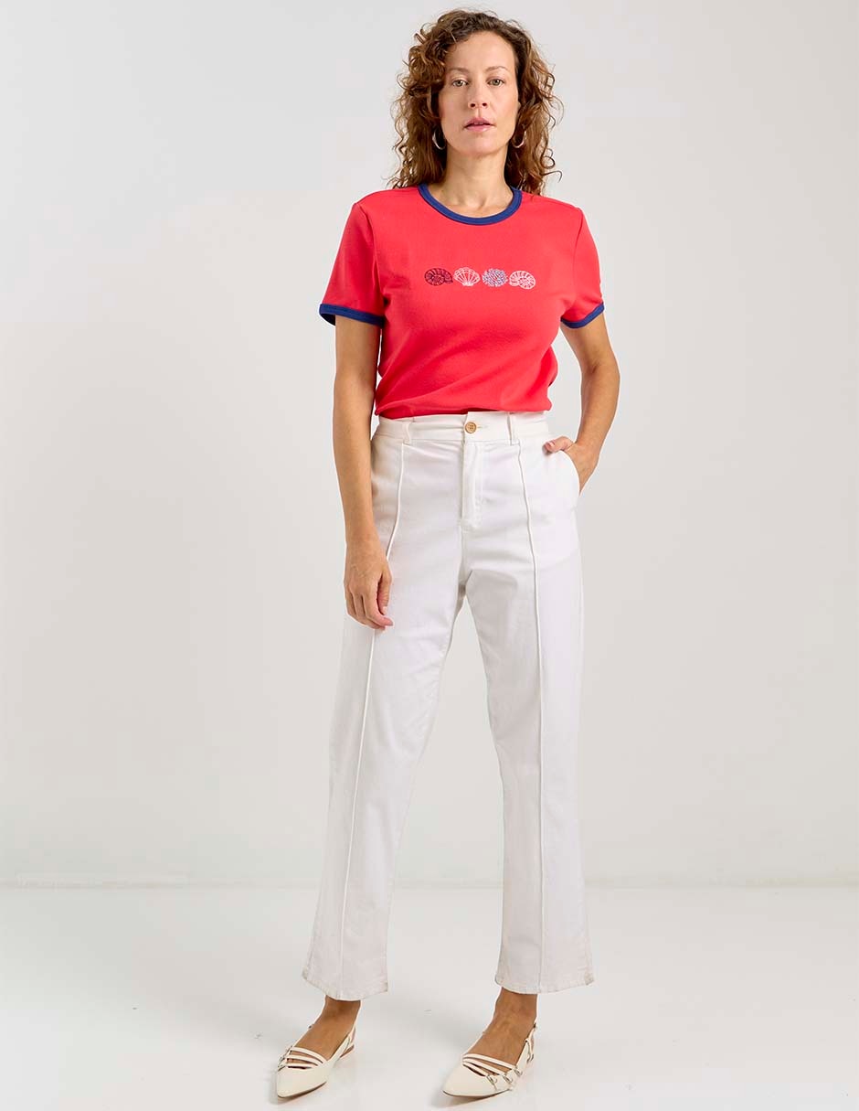 Playera manga corta Weekend cuello redondo para mujer 3