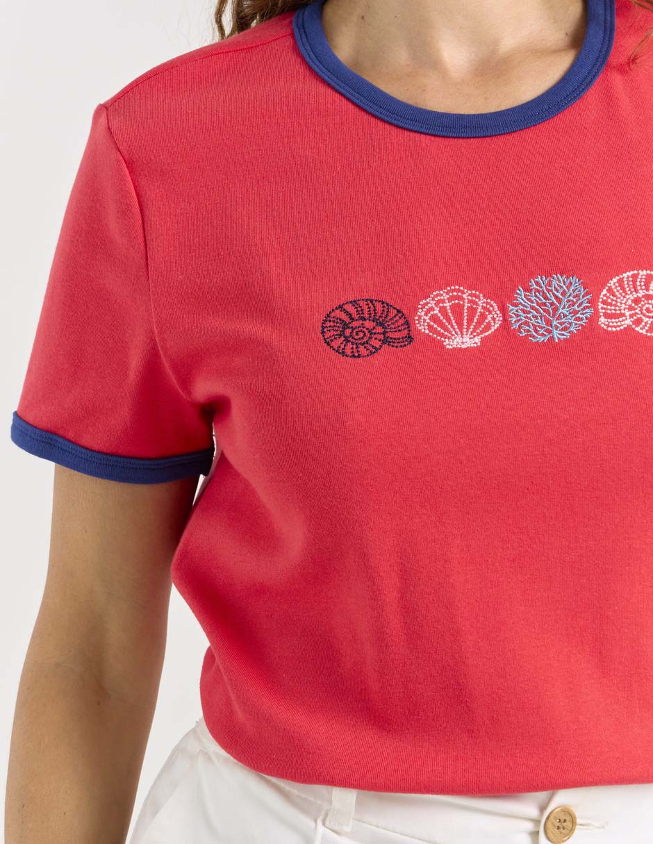 Playera manga corta Weekend cuello redondo para mujer 4