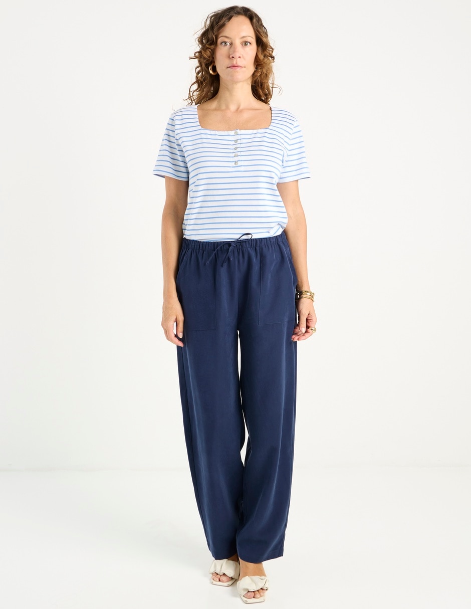Pantalón straight para mujer 4