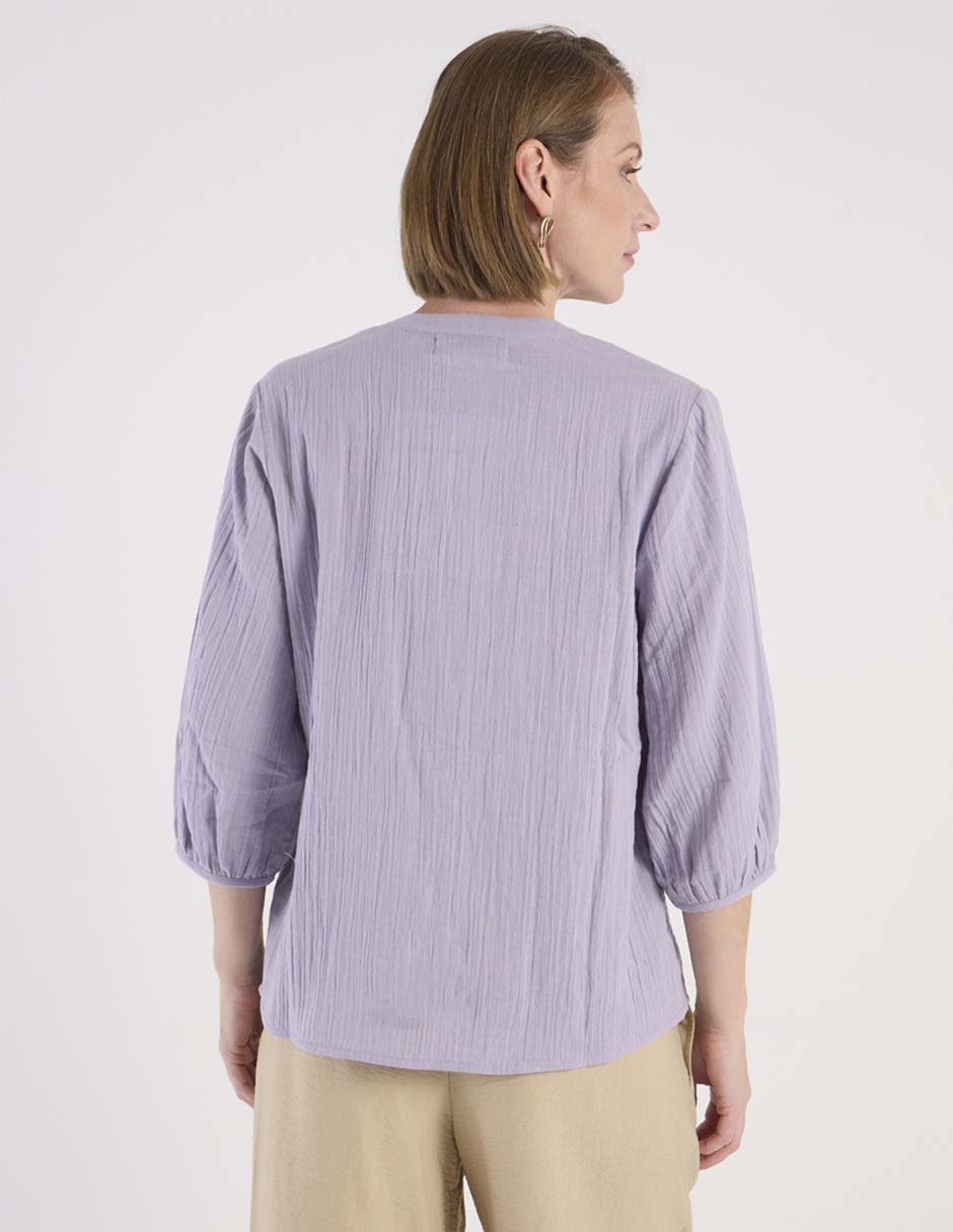 Blusa manga 3/4 para mujer 6
