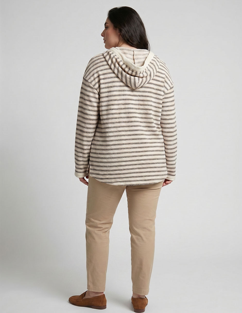Sudadera con capucha y bolsa para mujer 2