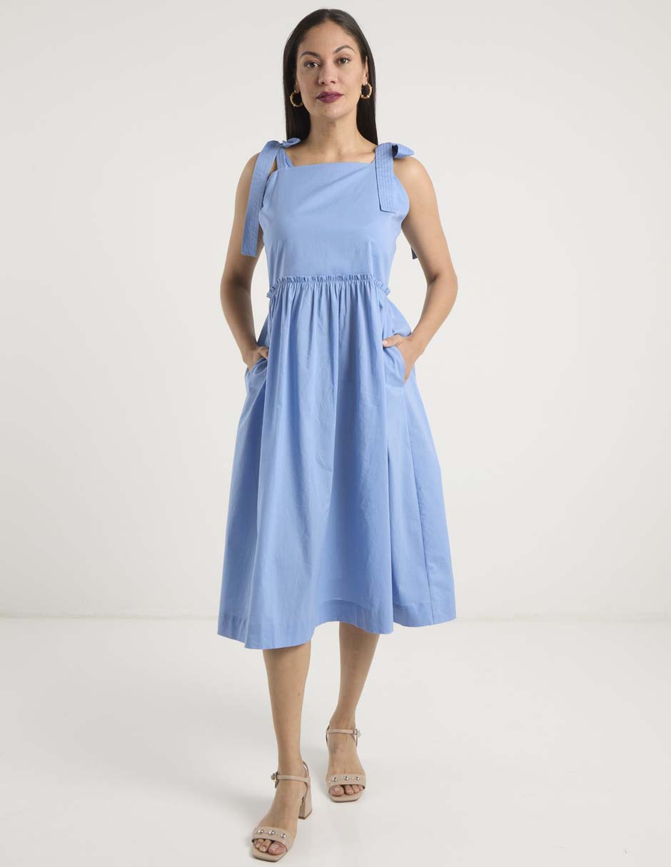 Vestido midi casual para mujer Vestido midi casual para mujer
