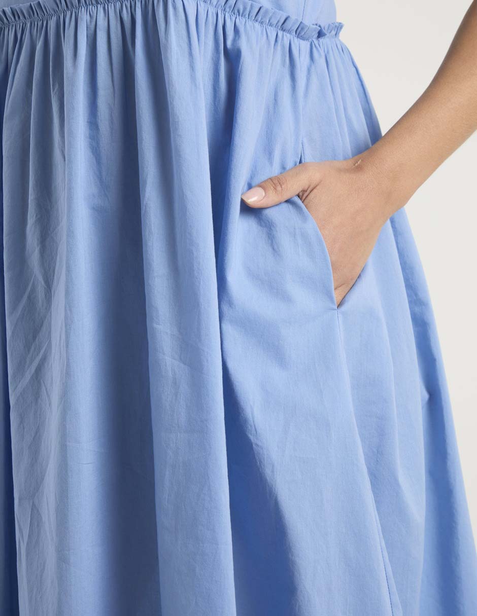 Vestido midi casual para mujer