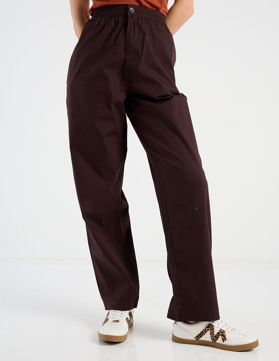 Pantalón relaxed amplio para mujer