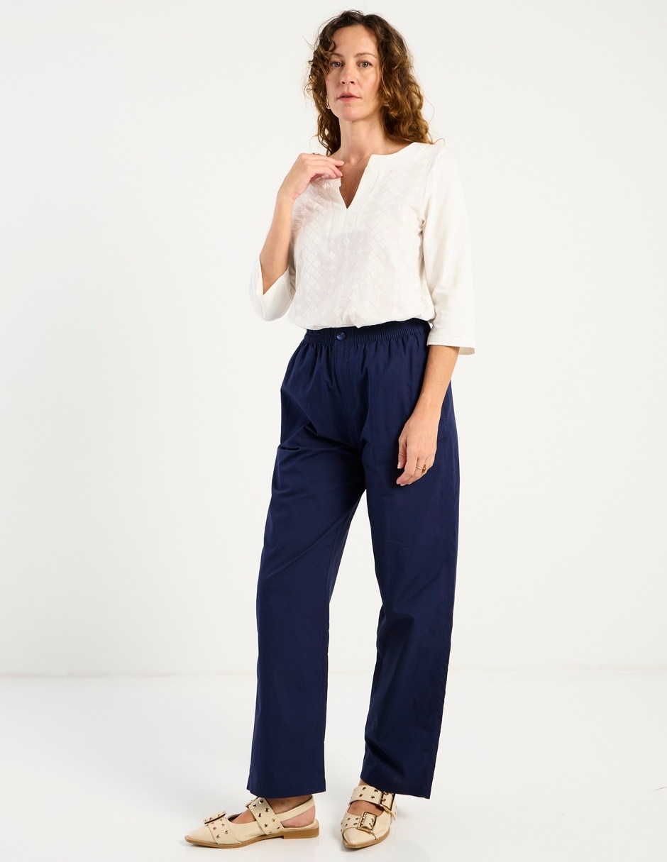 Pantalón amplio para mujer 4