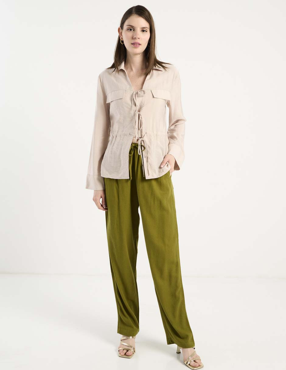 Pantalón relajado para mujer 4