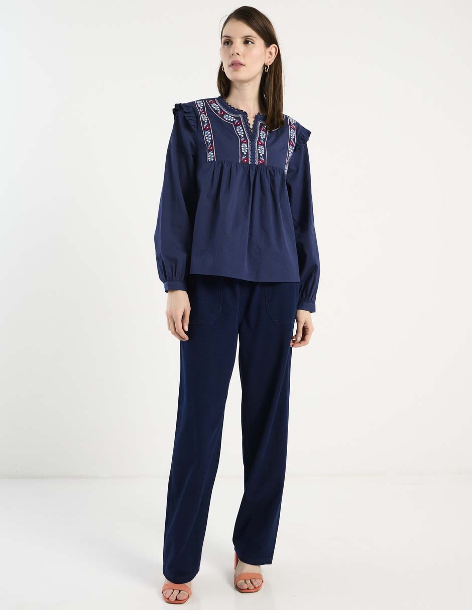 Pantalón amplio para mujer 5
