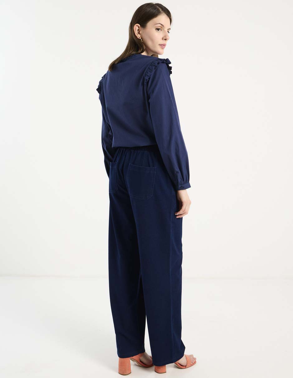 Pantalón amplio para mujer 6