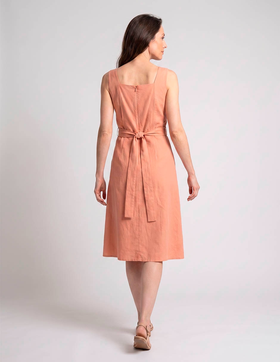 Vestido midi casual weekend para mujer