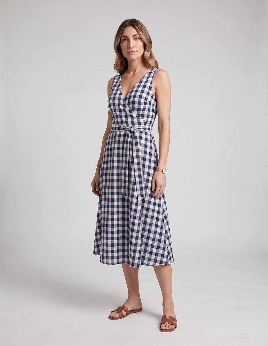 Vestido midi casual para mujer Vestido midi casual para mujer