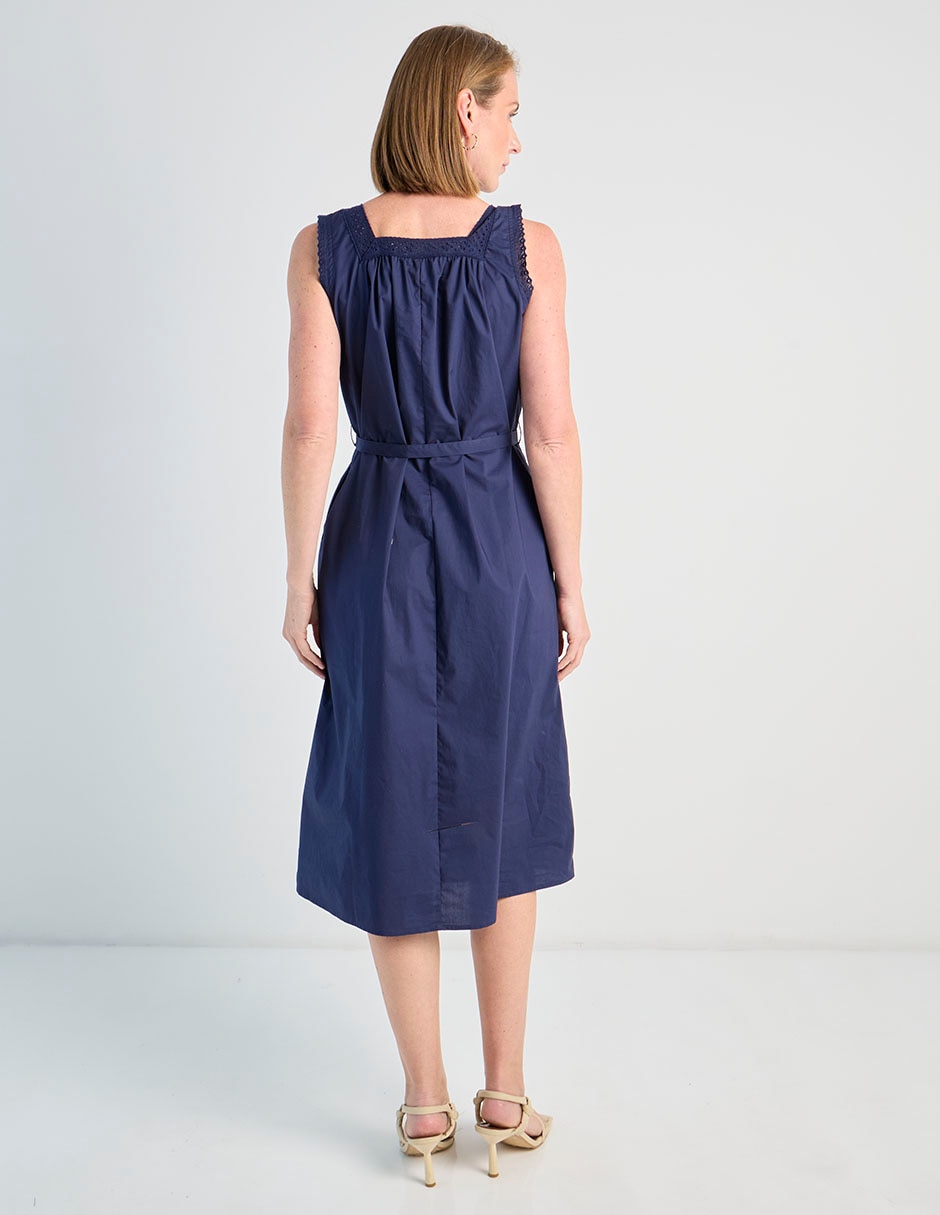 Vestido abajo de la rodilla casual weekend para mujer