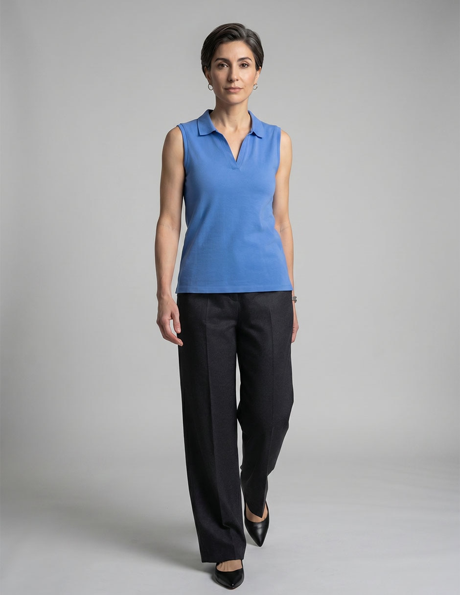 Playera tipo polo para mujer 3