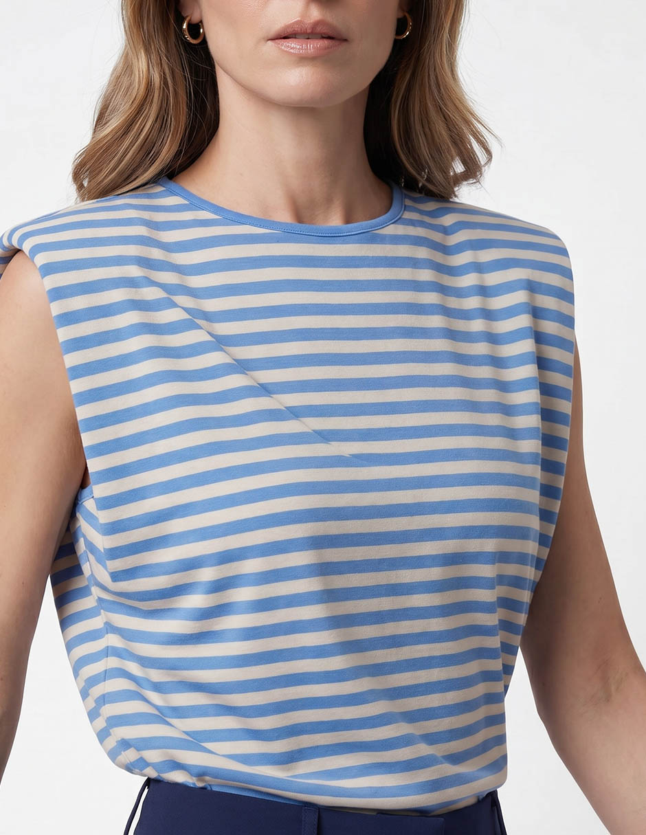 Playera cuello redondo para mujer 3