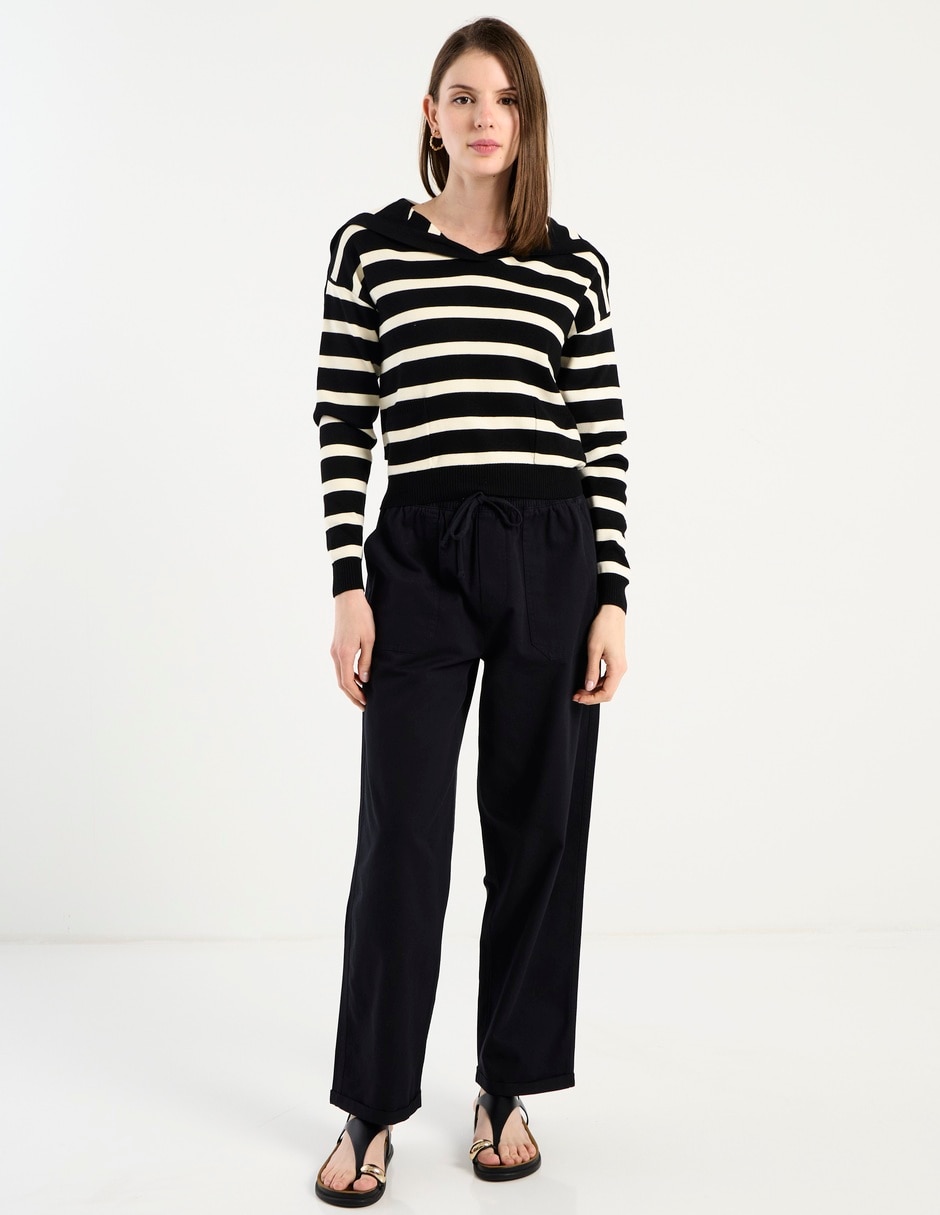Pantalón relaxed amplio para mujer 5