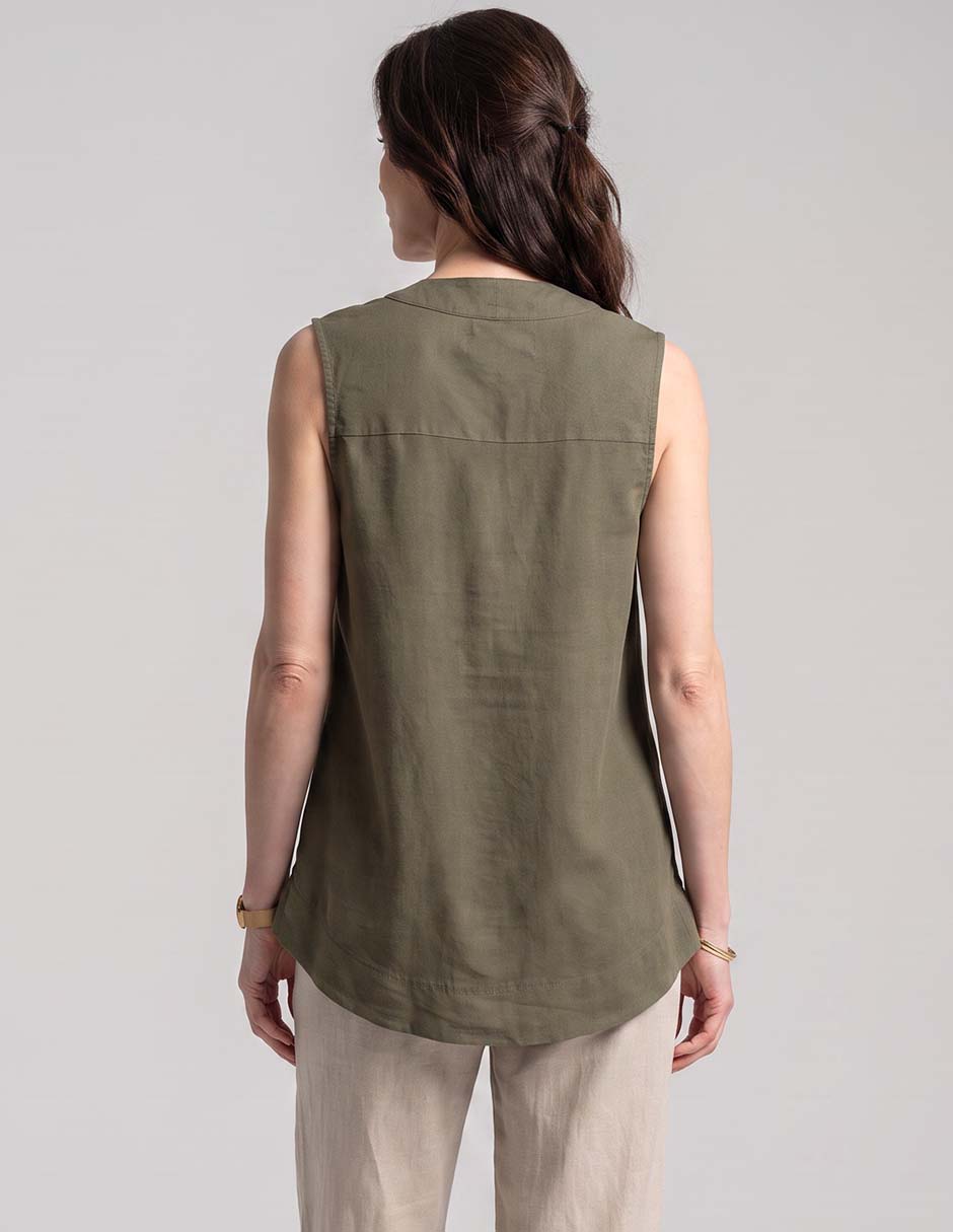 Playera cuello v para mujer 3