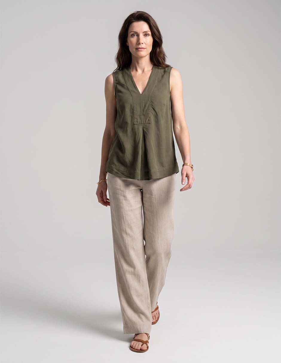 Playera cuello v para mujer 2