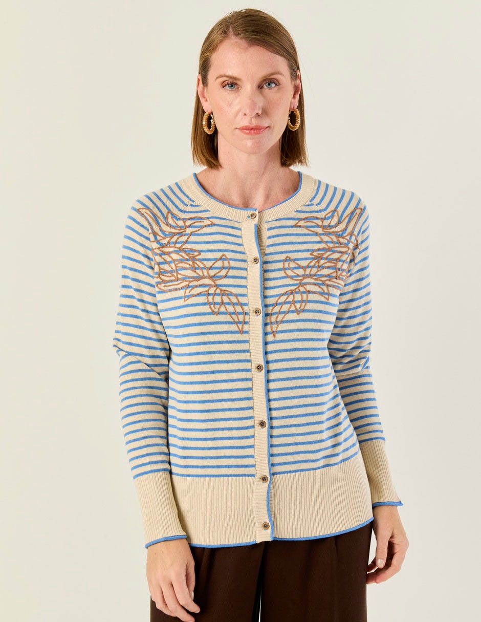 Suéter cuello redondo para mujer Suéter cuello redondo para mujer