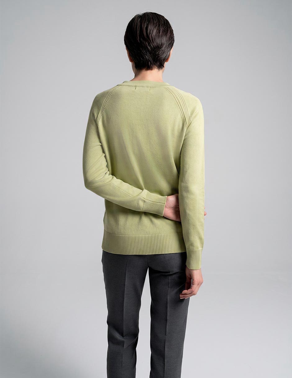 Suéter cuello redondo para mujer 2