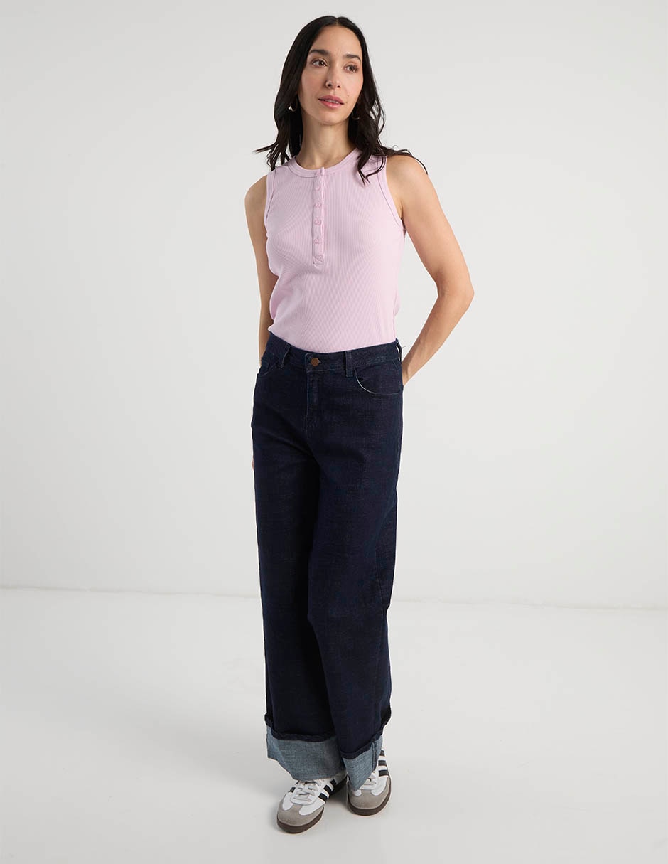 Top cuello con botón 3