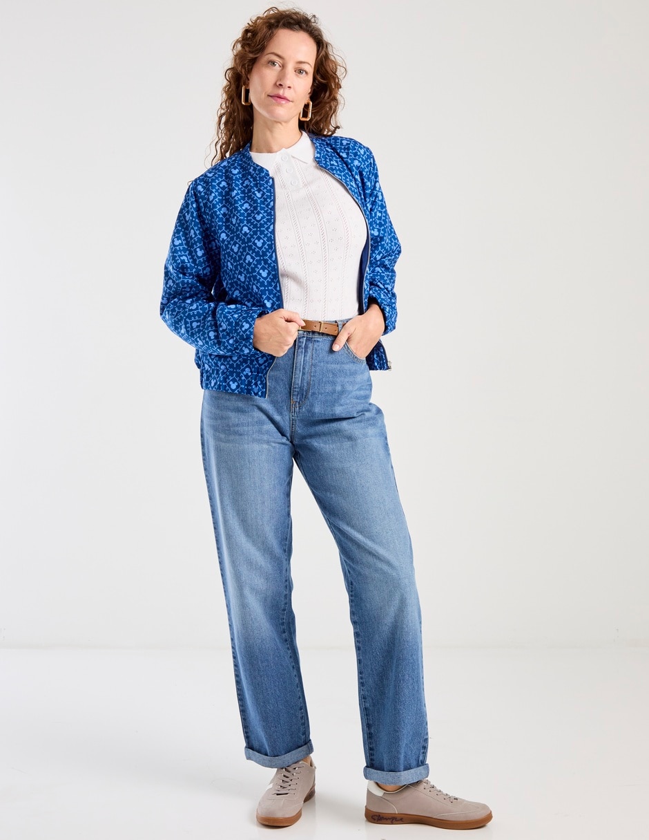 Jeans straight para mujer 3