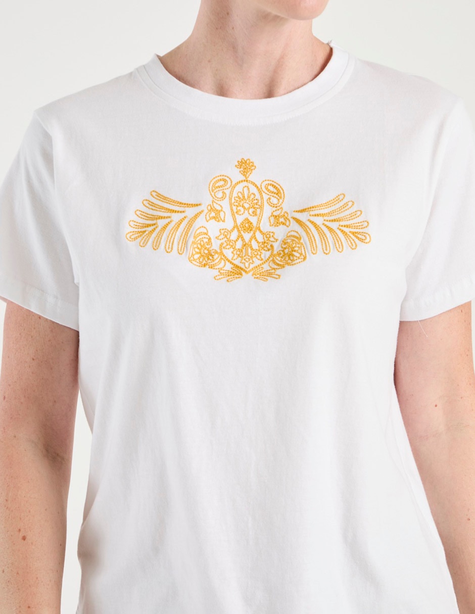 Playera manga corta Weekend cuello redondo para mujer 4