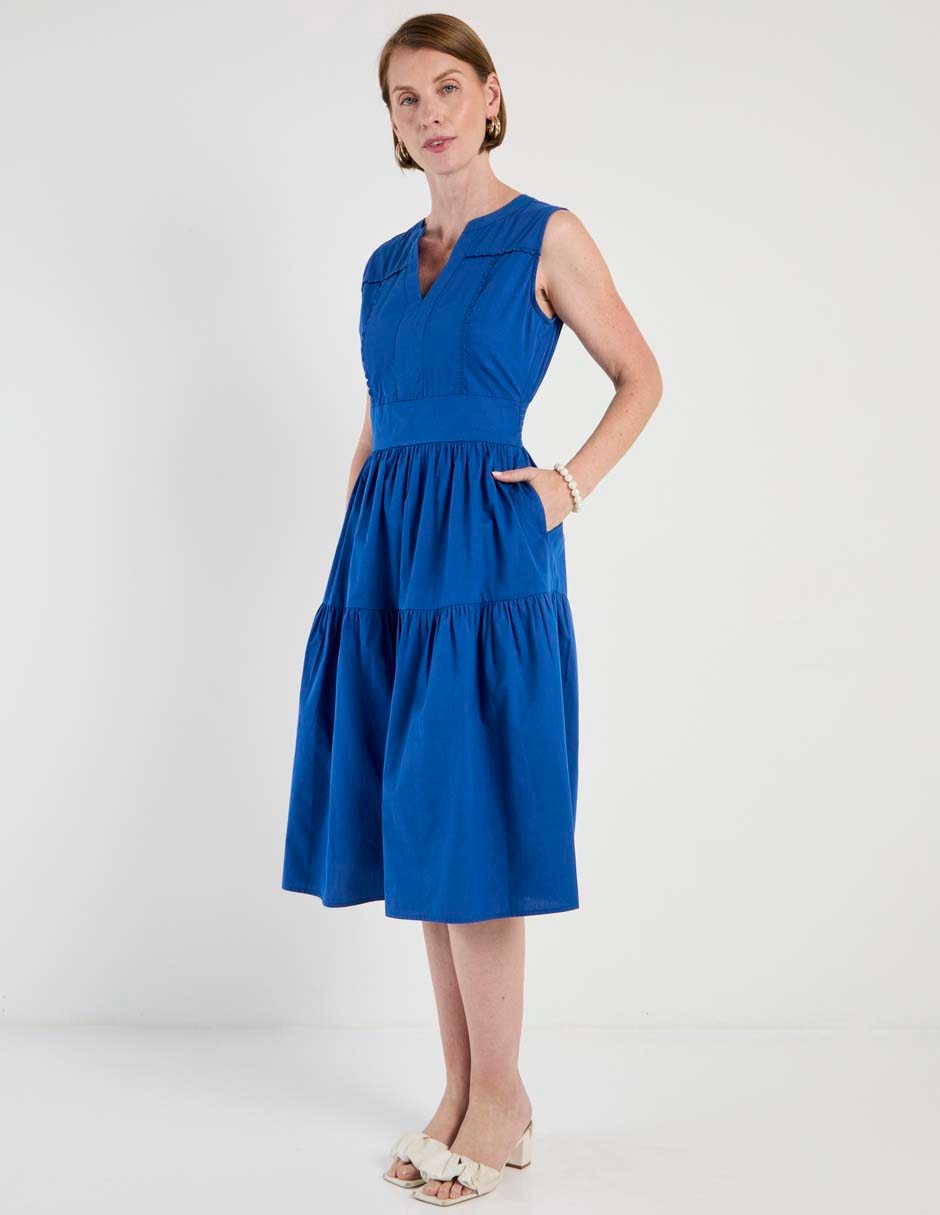 Vestido midi casual para mujer