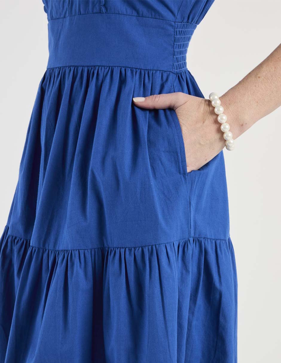 Vestido midi casual para mujer