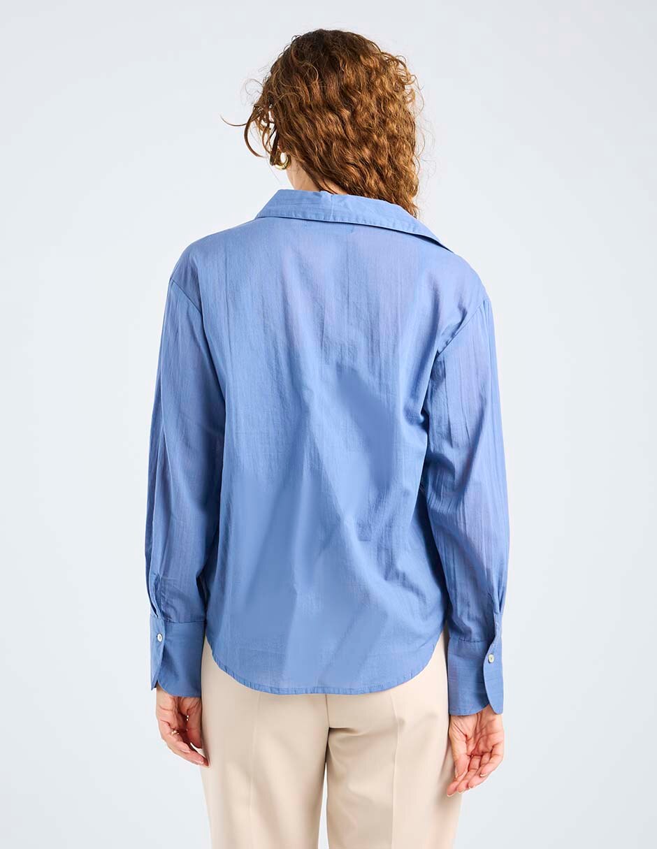 Blusa manga larga para mujer 7
