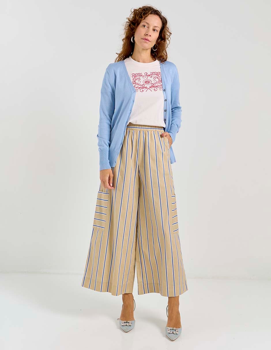 Pantalón cargo amplio para mujer 4