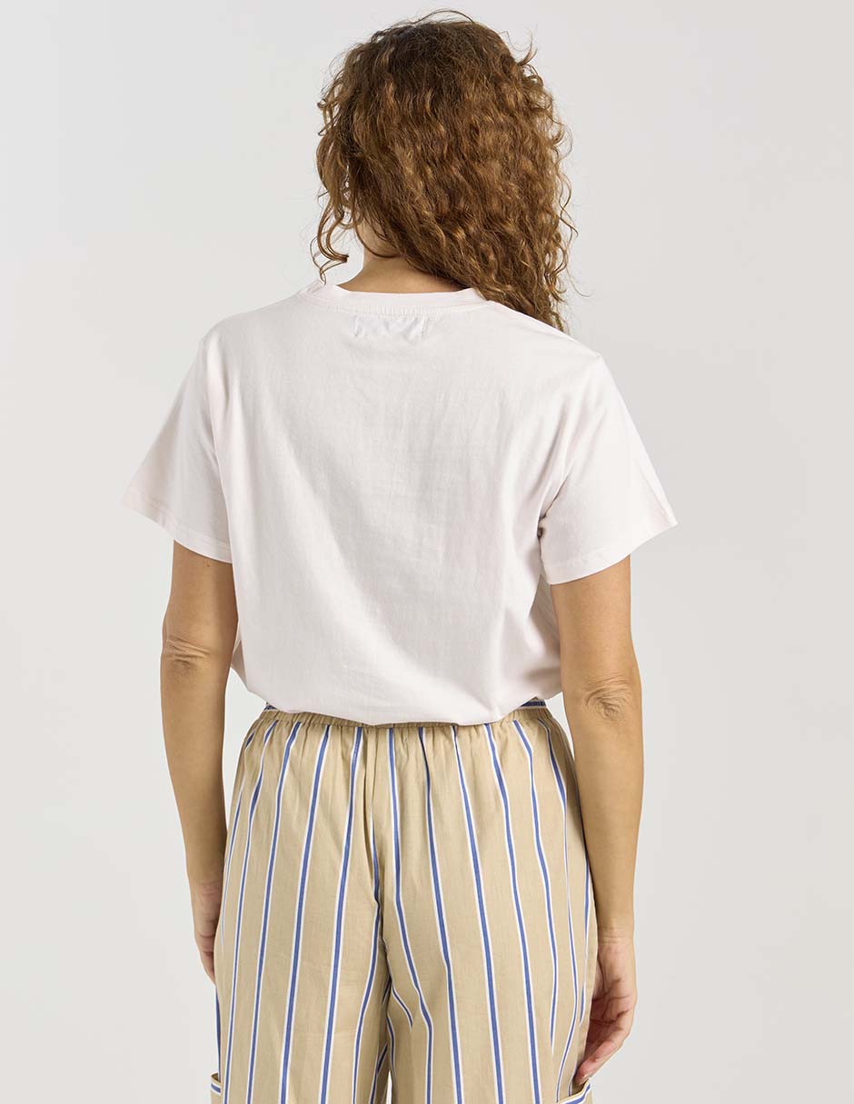 Playera manga corta cuello redondo para mujer 2