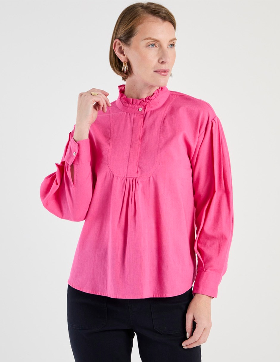 Blusa Weekend manga larga para mujer